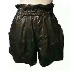Free People At First Sight Vegan leather shorts size XS NWT